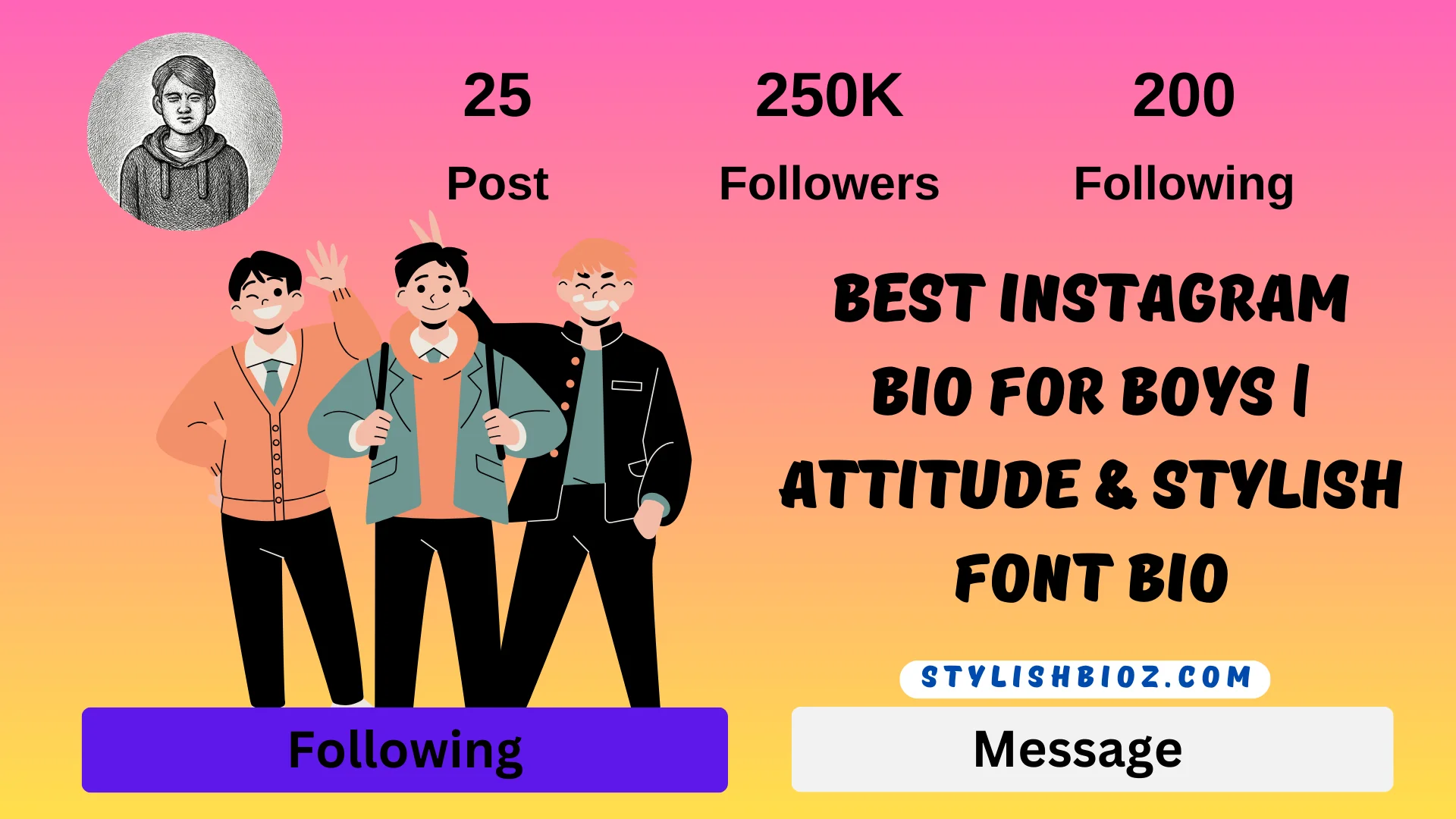 Best Instagram Bio For Boys