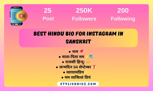 Best hindu bio for instagram in sanskrit