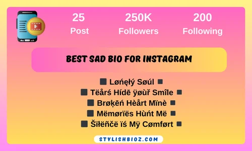 Best sad bio for instagram