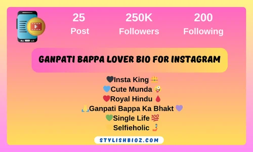 Ganpati Bappa Lover Bio For Instagram