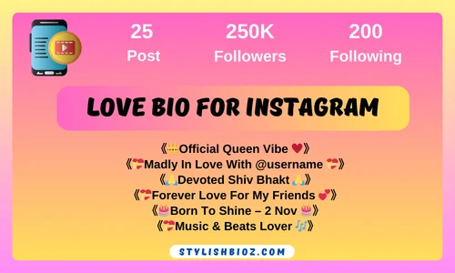 Love Bio For Instagram