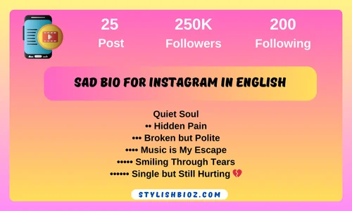 Sad bio for instagram in english