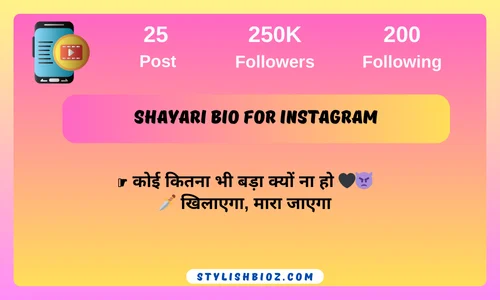 Shayari Bio For Instagram