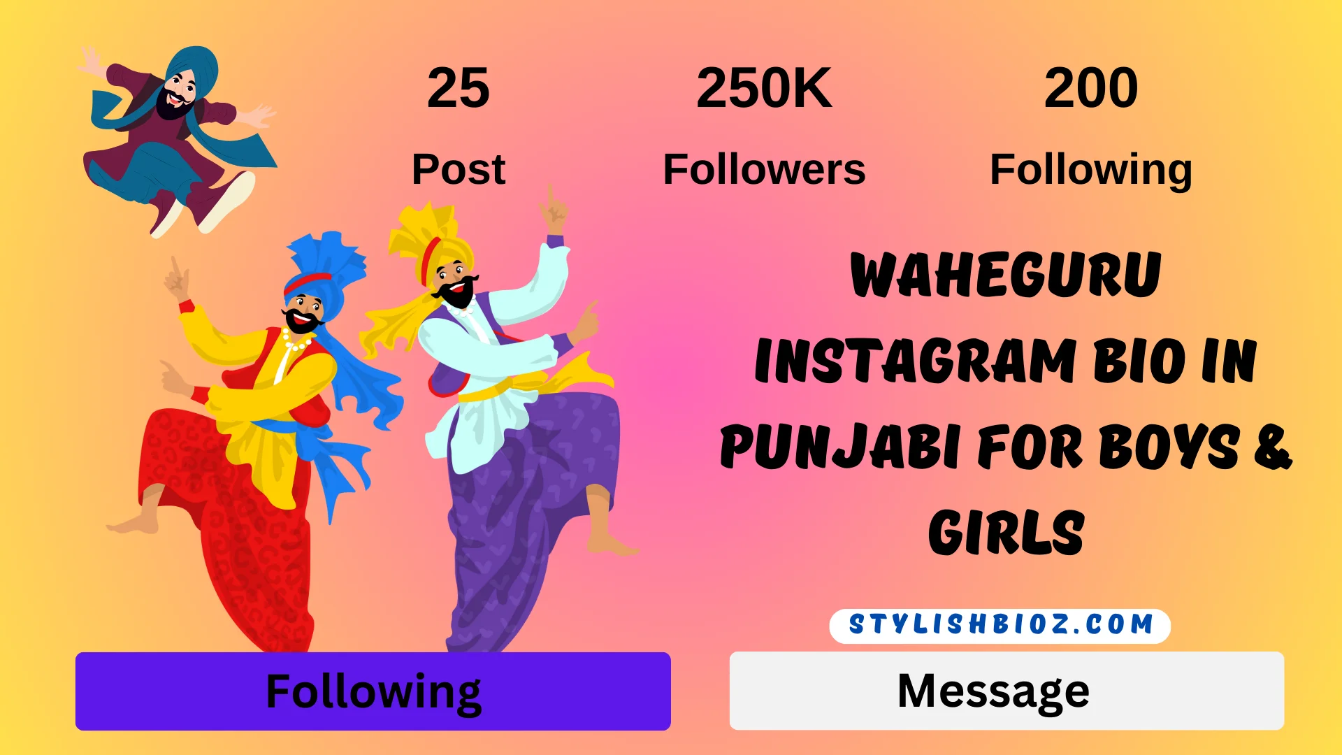 Waheguru Instagram Bio In Punjabi For Boys & Girls