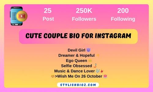 cute couple bio for instagram