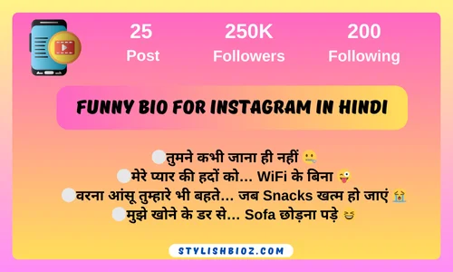 799+ Best Funny Bio For Instagram | अनोखे मज़ेदार बायो आइडिया funny bio for instagram in hindi
