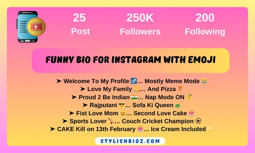 799+ Best Funny Bio For Instagram | अनोखे मज़ेदार बायो आइडिया funny bio for instagram with emoji