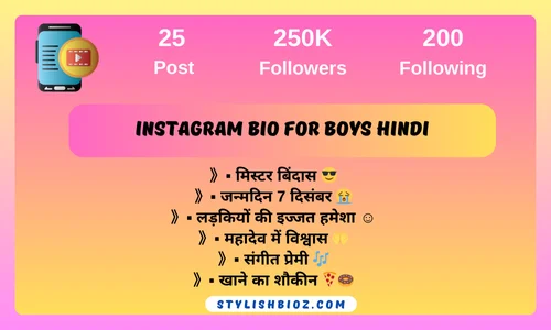 instagram bio for boys hindi