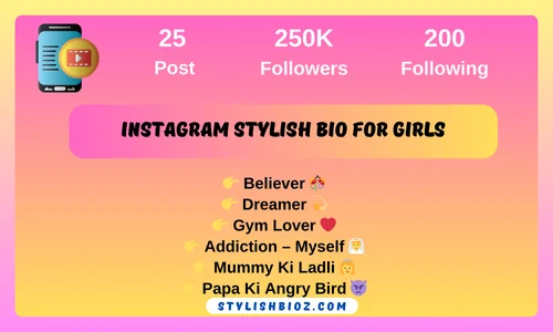 Instagram stylish bio for girls