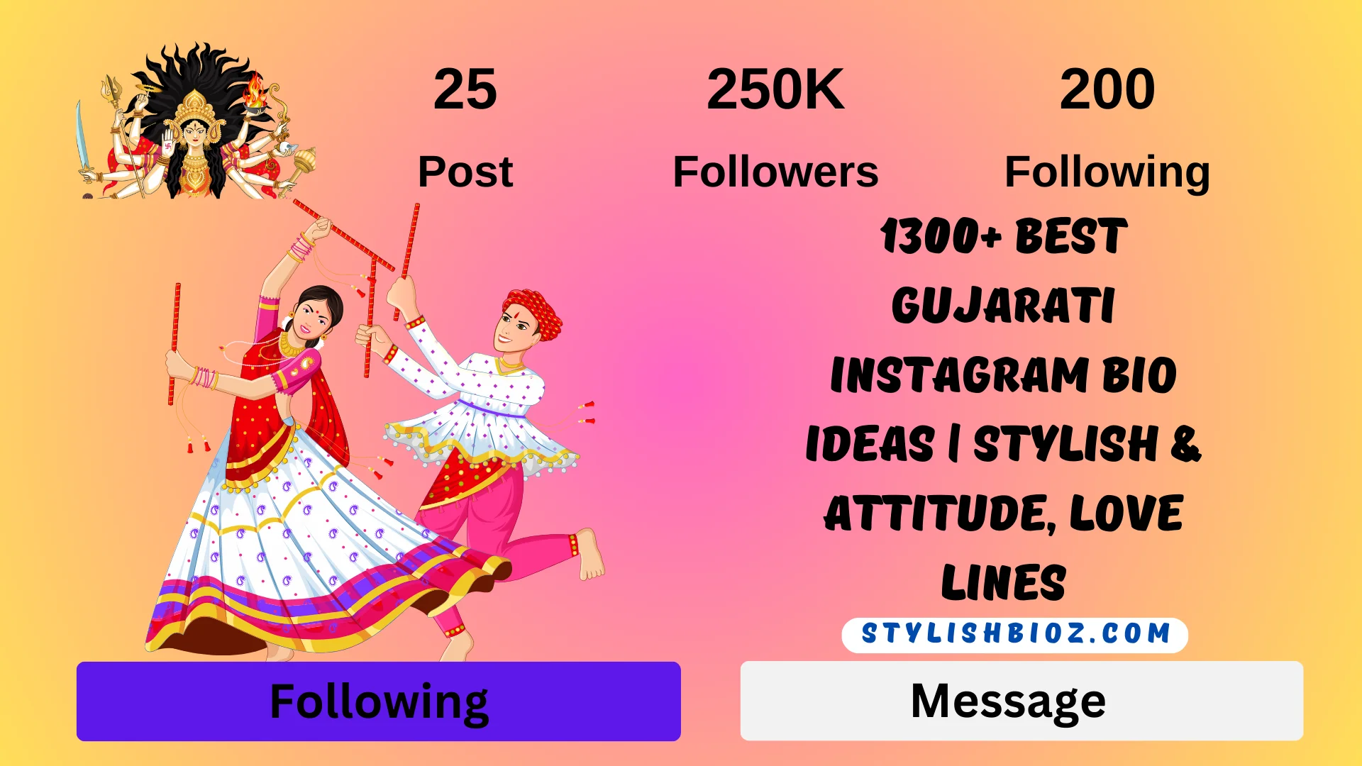 Best Gujarati Instagram Bio Ideas