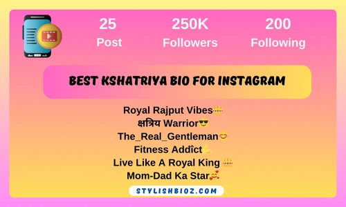 Best Kshatriya Bio For Instagram