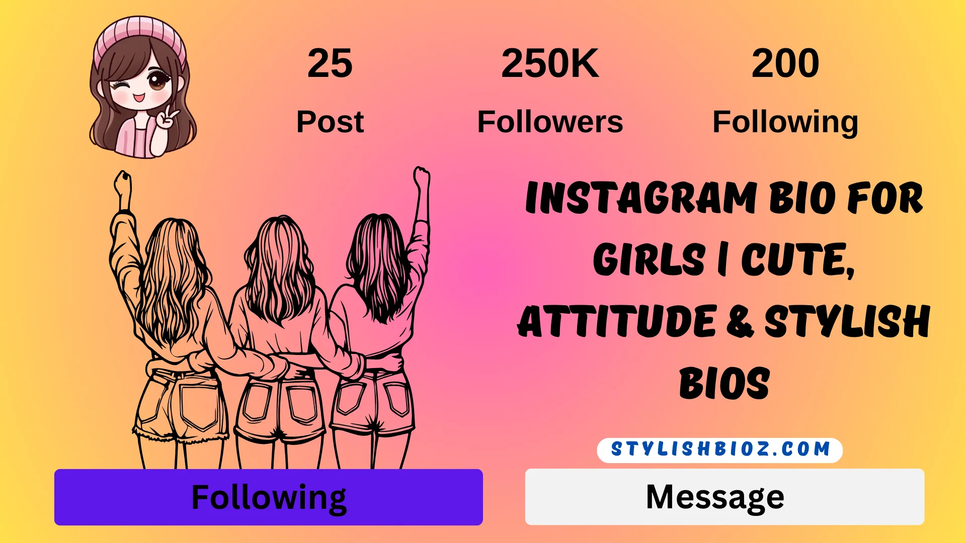 Instagram Bio for Girls