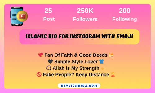 Islamic Bio For Instagram With Emoji
