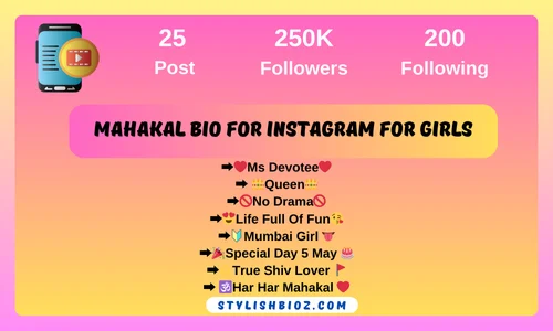 Mahakal Bio For Instagram For Girls