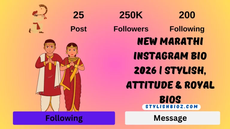 New Marathi Instagram Bio