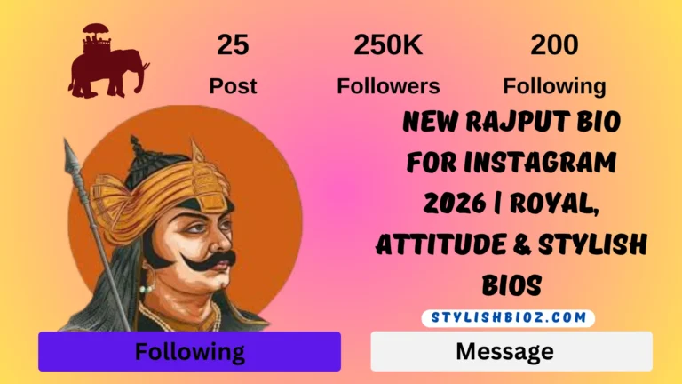 Rajput Bio For Instagram