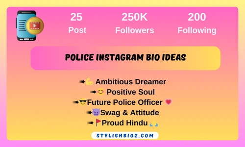 570+ Best Indian Police Bio for Instagram | Desi Attitude & Hindi Police Quotes Police Instagram Bio Ideas