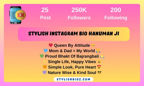 Stylish Instagram Bio Hanuman Ji