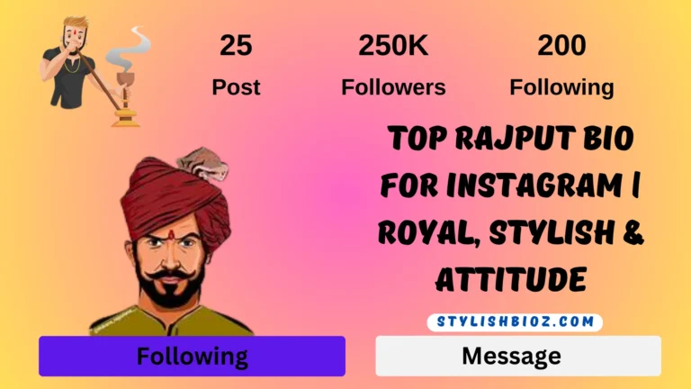 Top Rajput Bio For Instagram