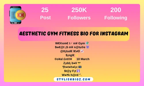 390+ New Instagram Bio Gym Lovers 2026 | Fitness, Attitude & Gym Motivation Lines bio aesthetic gym fitness bio for instagram