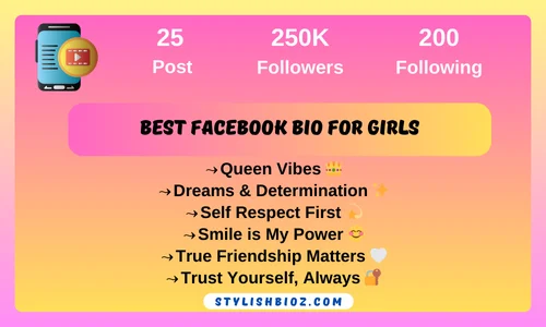 best facebook bio for girls
