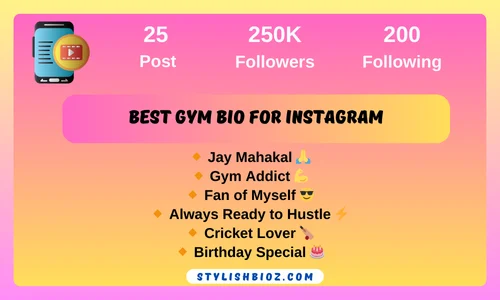 390+ New Instagram Bio Gym Lovers 2026 | Fitness, Attitude & Gym Motivation Lines bio best gym bio for instagram