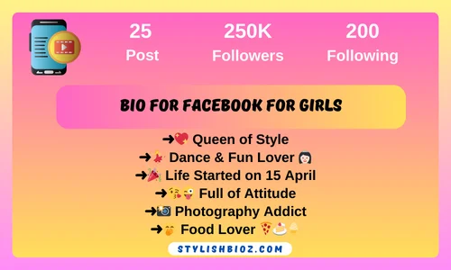 bio for facebook for girls