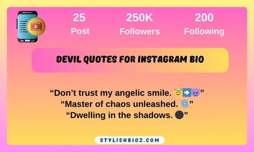 devil quotes for instagram bio