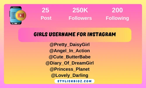 girls username for instagram