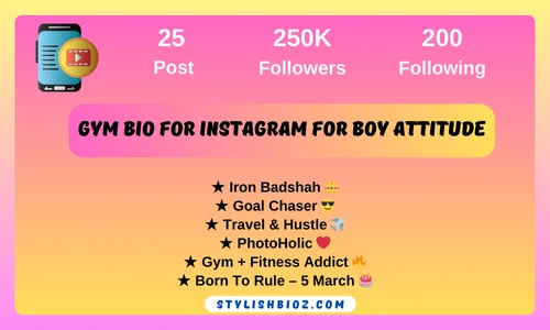 390+ New Instagram Bio Gym Lovers 2026 | Fitness, Attitude & Gym Motivation Lines bio gym bio for instagram for boy attitude