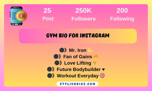 390+ New Instagram Bio Gym Lovers 2026 | Fitness, Attitude & Gym Motivation Lines bio gym bio for instagram