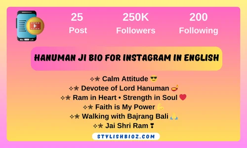 hanuman ji bio for instagram in english