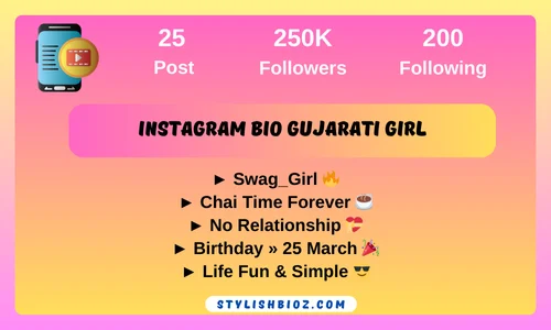instagram bio gujarati girl