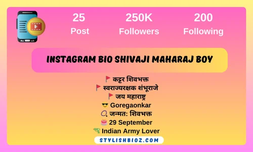 instagram bio shivaji maharaj boy