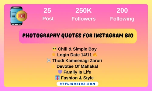 photography quotes for instagram bio