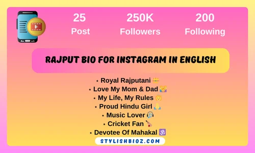 rajput bio for instagram in english