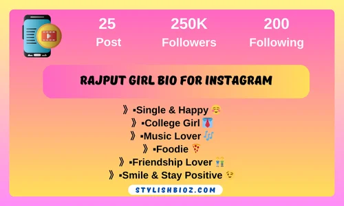 rajput girl bio for instagram