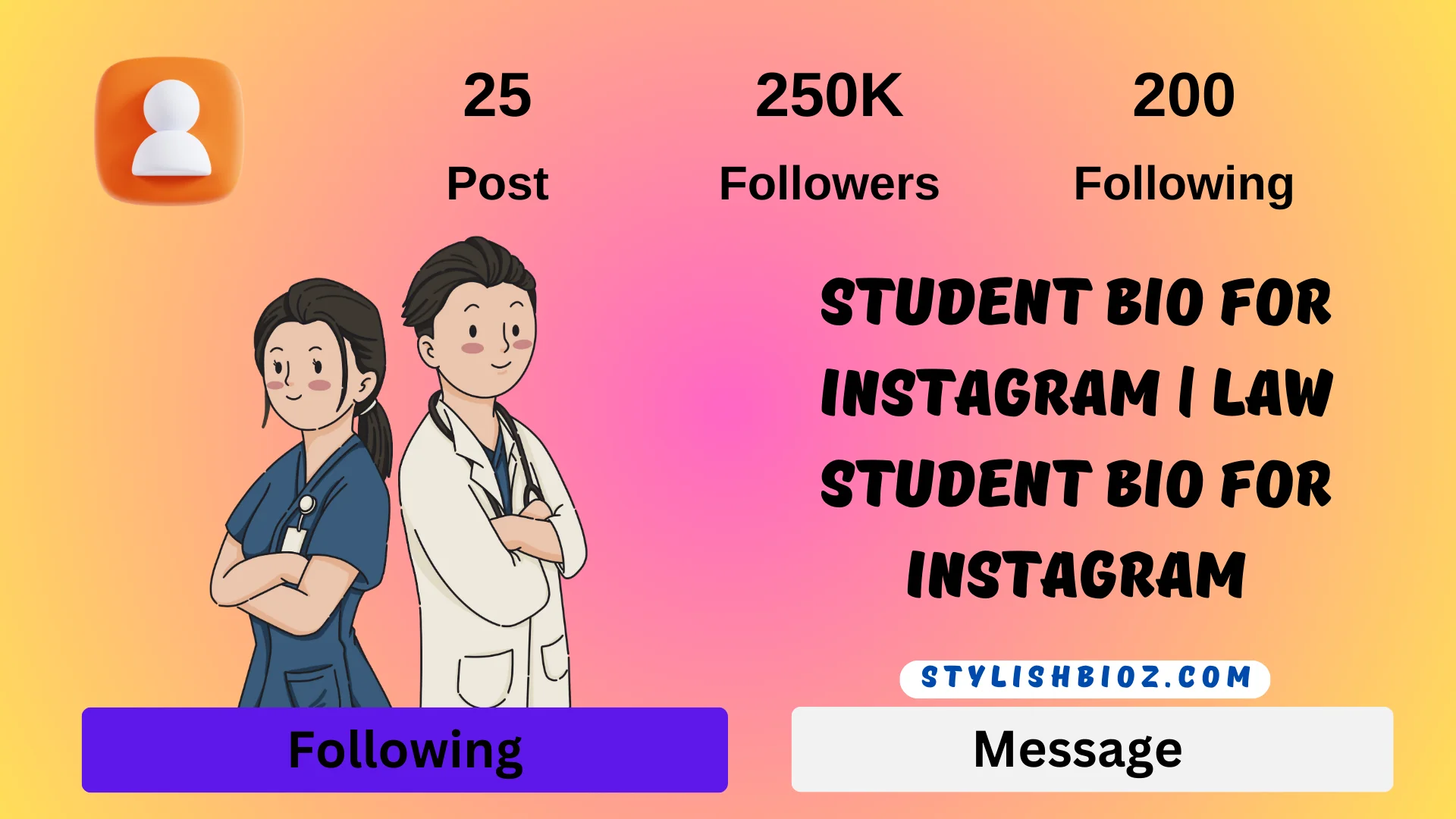 Best Medical student bio for instagram