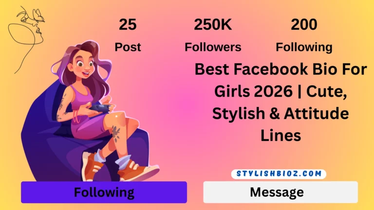 Best Facebook Bio For Girls