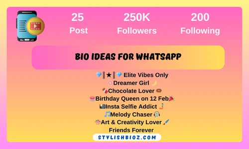 bio ideas for whatsapp