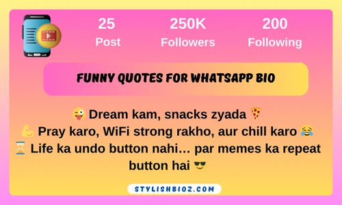 funny quotes for whatsapp bio