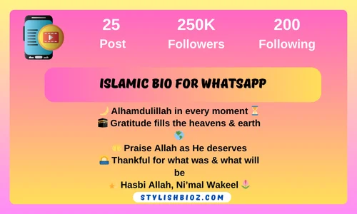 islamic bio for whatsapp