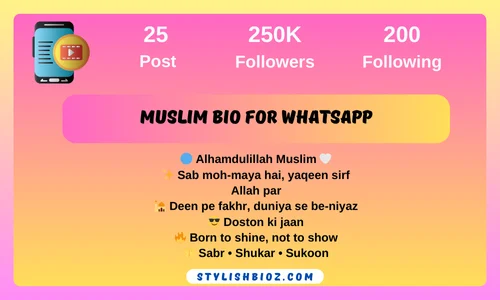 muslim bio for whatsapp