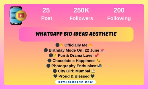 whatsapp bio ideas aesthetic