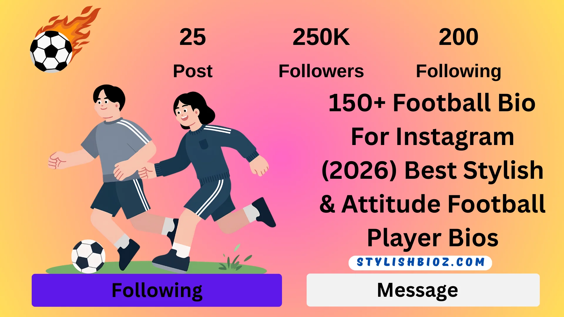 Football Bio For Instagram