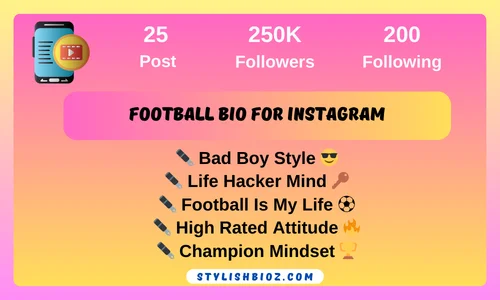 Football Bio For Instagram