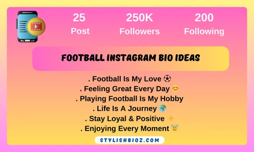 Football Instagram Bio Ideas
