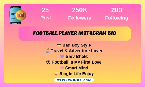 Football Player Instagram Bio