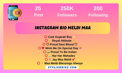 Instagram Bio Meldi Maa