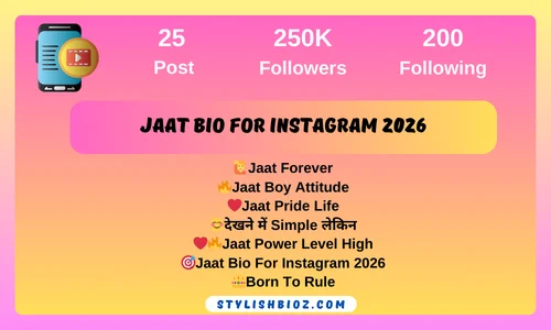 Jaat Bio For Instagram 2026